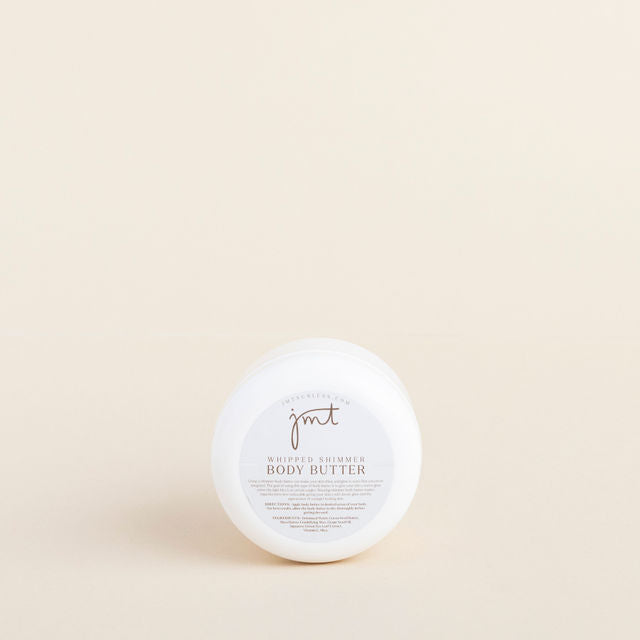JMT Sunless Whipped Shimmer Body Butter jar