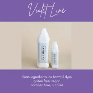 Spray Tan Solution Violet Line