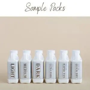 Solution Sample Pack Air Brush Tanning Solution