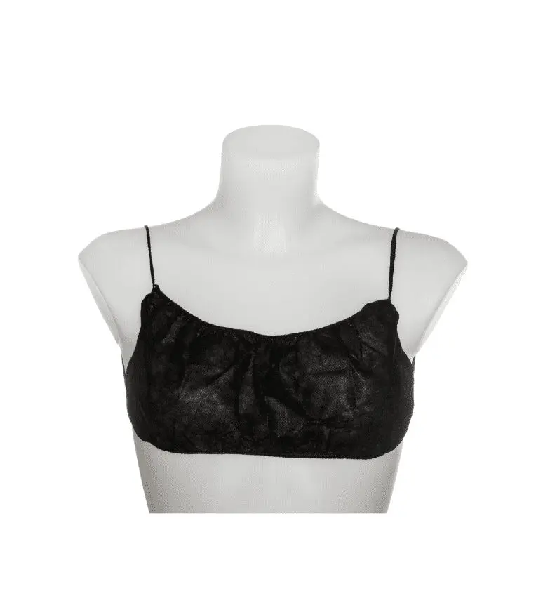 Stylish black top displayed front